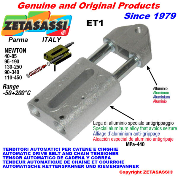 TENSOR AUTOMATICO LINEAL ET1 con cabeza roscada ZETASASSI ET1M16450