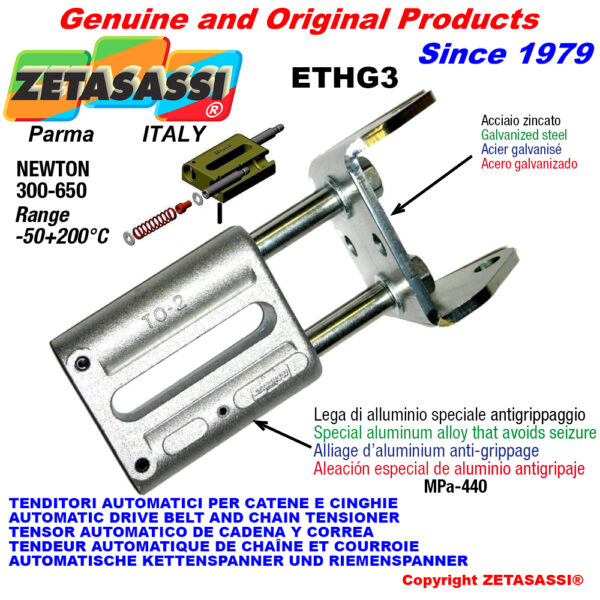 TENSOR AUTOMATICO LINEAL ETHG3 con horquilla ZETASASSI ETHG3P