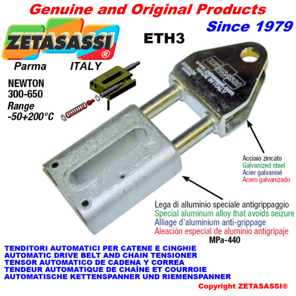 TENSOR AUTOMATICO LINEAL ETH3 con horquilla ZETASASSI ETH3P