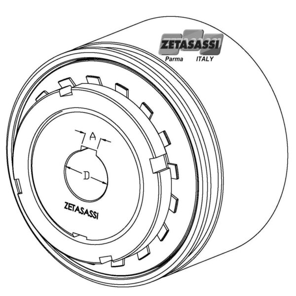 Perforación por limitadores de par síncrono "GS" ZETASASSI FORGS140F45CH14