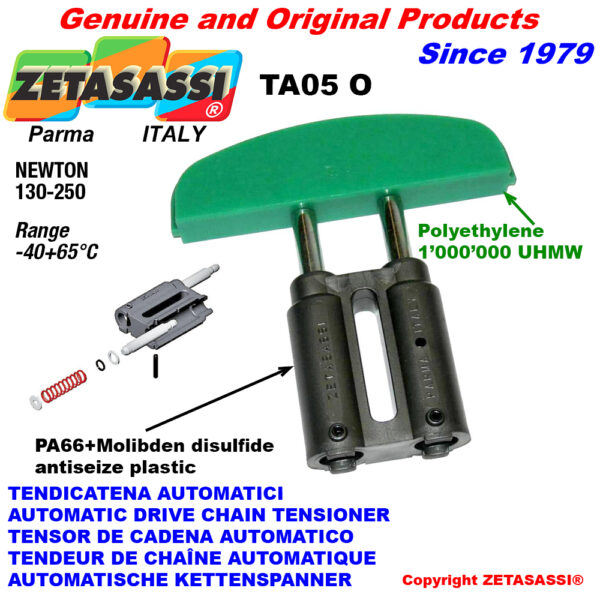 TENSOR DE CADENA TA05 cabeza a arco oval ZETASASSI TA05OASA40D