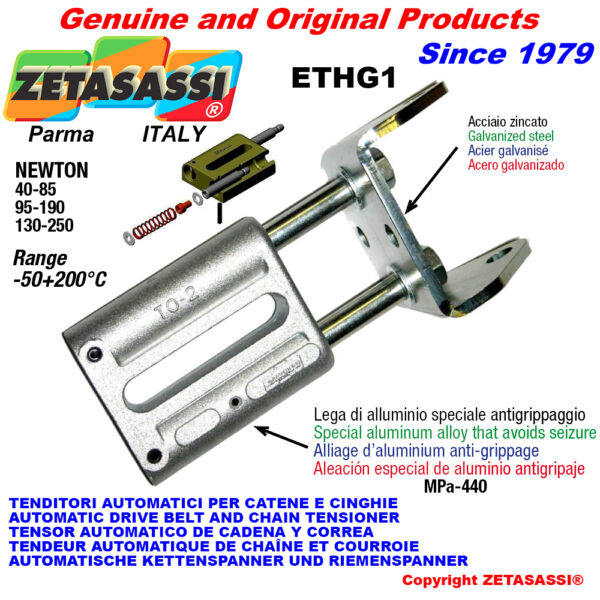 TENSOR AUTOMATICO LINEAL ETHG1 con horquilla ZETASASSI ETHG1P190