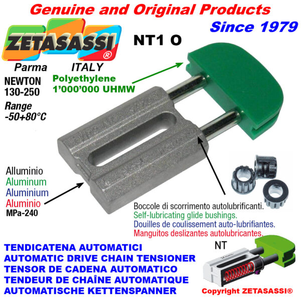 TENSOR DE CADENA AUTOMATICO LINEAL NT1 cabeza oval ZETASASSI NT1OASA40D