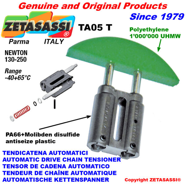 TENSOR DE CADENA TA05 cabeza a arco redondo ZETASASSI TA05TASA40T