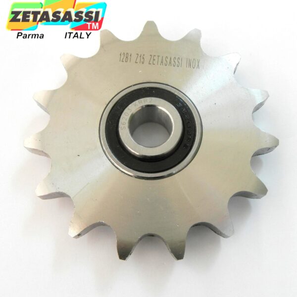 PIÑON TENSORES INOX TIPO AC INOX CON RODAMIENTO INOX ZETASASSI AC1SINOX